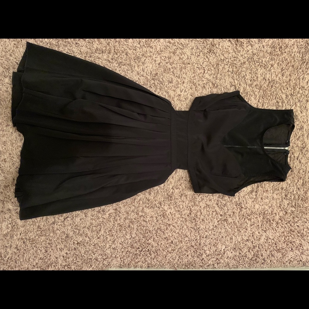 Black Dress with Cutouts